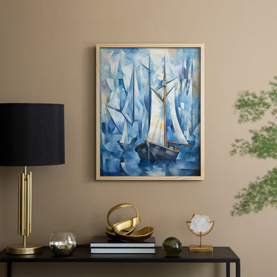 NAUTICAL Series CCCCLXXI, reproduction encadrée - bois massif