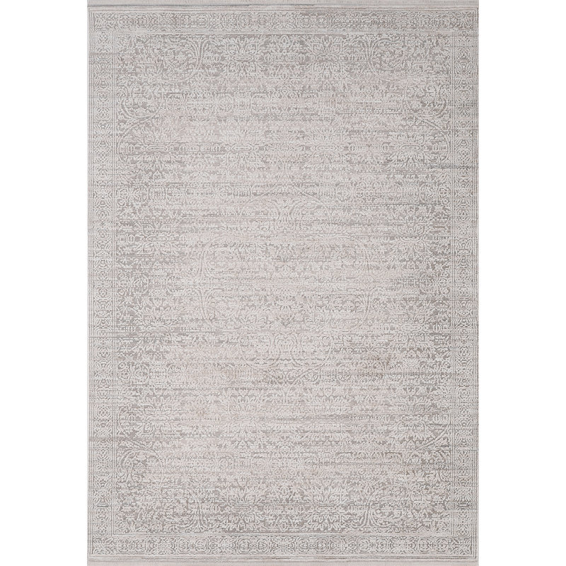 Hilburn 16656-919 LT GREY/GREY, Rectangle 9' x 12'