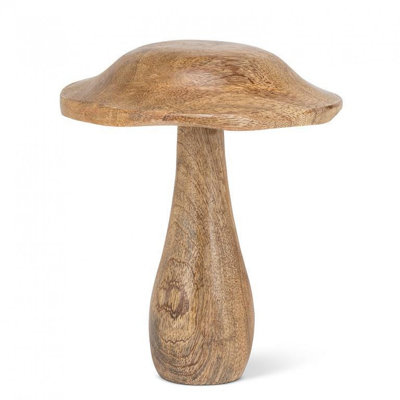 Large Mushroom With Wavy Cap Figurine