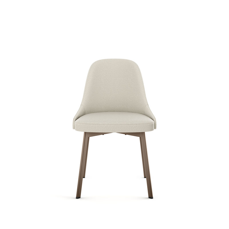 Chaise parsons Korde, Crème, Bronze