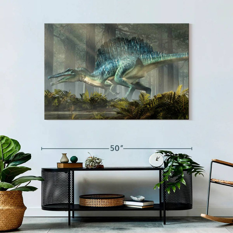 Crowle Panoramic Spinosaurus, 32" H x 48" W