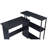 Rectangular Writing Desk With Side Shelf-847540631
