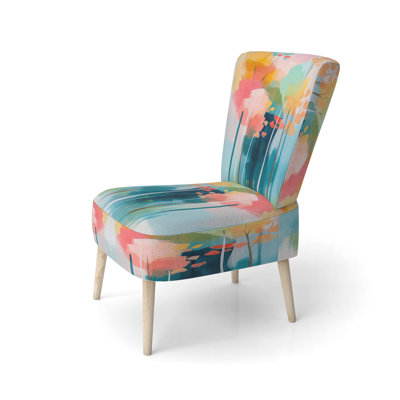 Chaise d'appoint Forest - Chaise d'appoint colorée Abstract Forest II