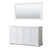 Blanc / chrome poli