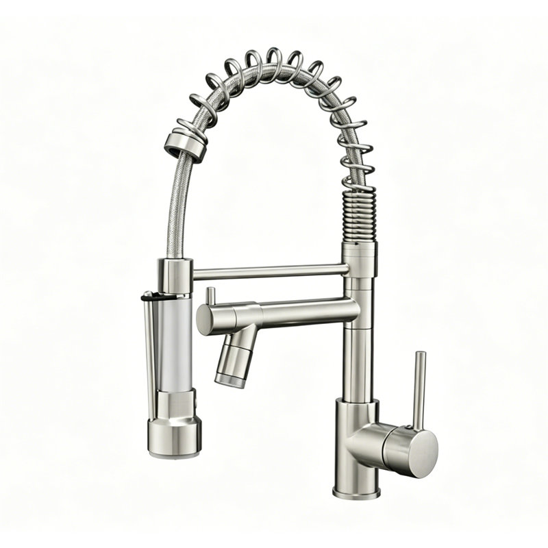 Commercial Style Pull Down Sprayer Kitchen Faucet