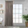 Double Pinch Pleat Extra Long & Extra Width Decorative Single Curtain Panel