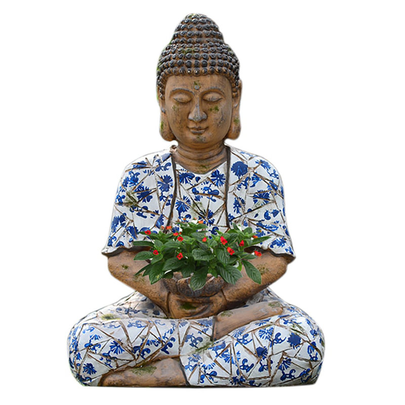 Buddhas No Additional Durability Magnesium Oxide Garden Statue