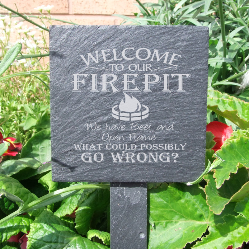Tomball Stone Plants & Flowers Garden Sign
