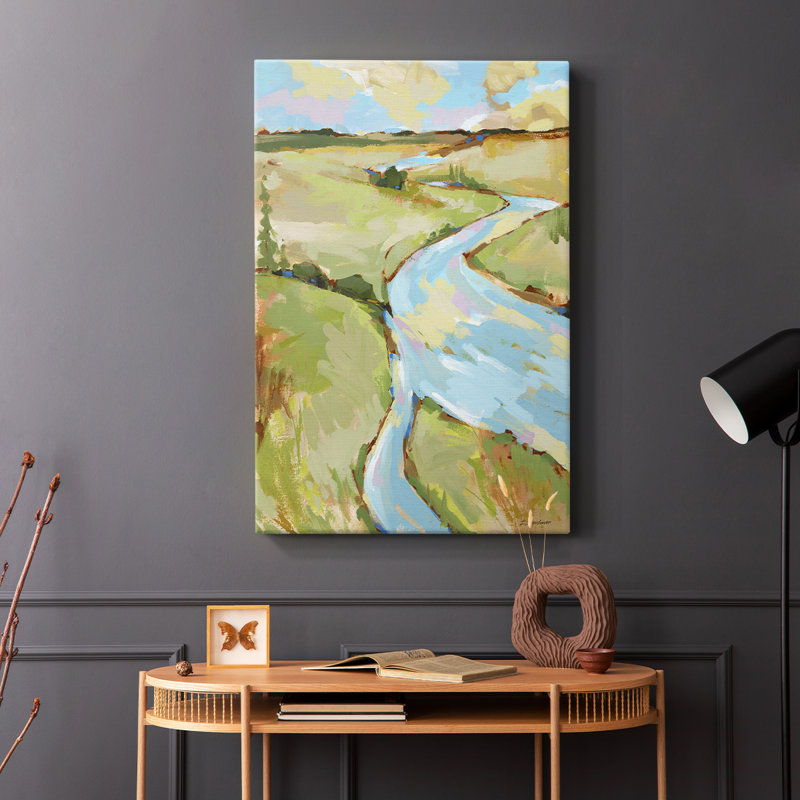 Upriver II - Cavas enveloppés de galerie, H 18 po x l 12 po