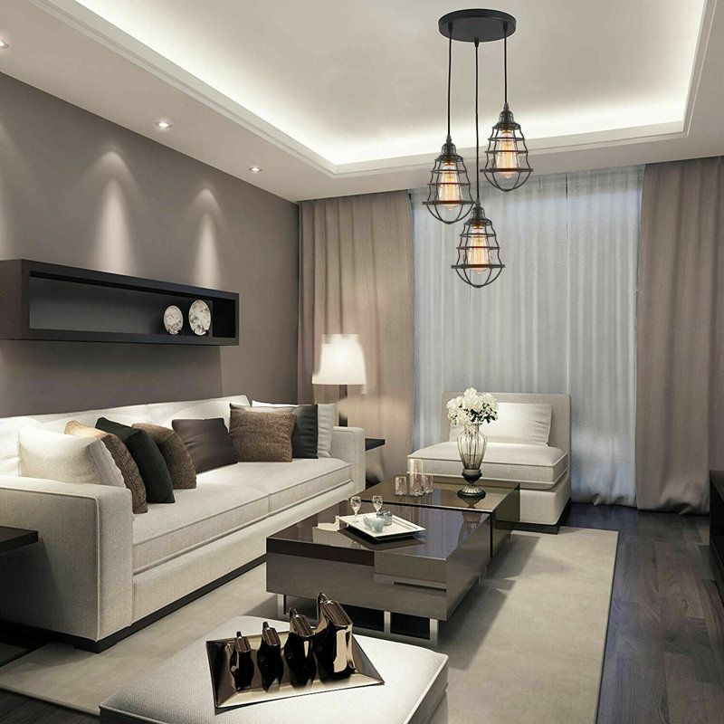 3 - Light Black Pendant