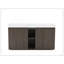 Meuble-lavabo autoportant en chêne fumé GALAN60F-129465489