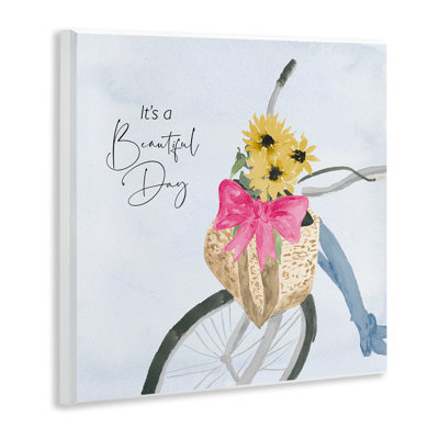 «It's a Beautiful Day», impression sur plaque murale par Lucille Price