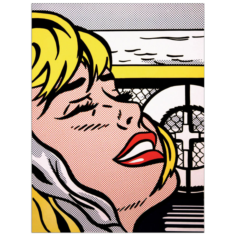 Roy Lichtenstein - No Frame Print on Wood