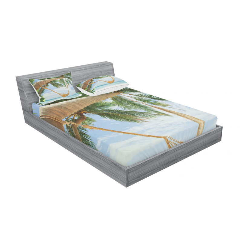 Microfiber Sheet Set, Queen Sheet Set + Fitted Sheet + 2 Pillowcases
