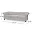 Canapé 3 places - 68014.00FCLOUDGRY