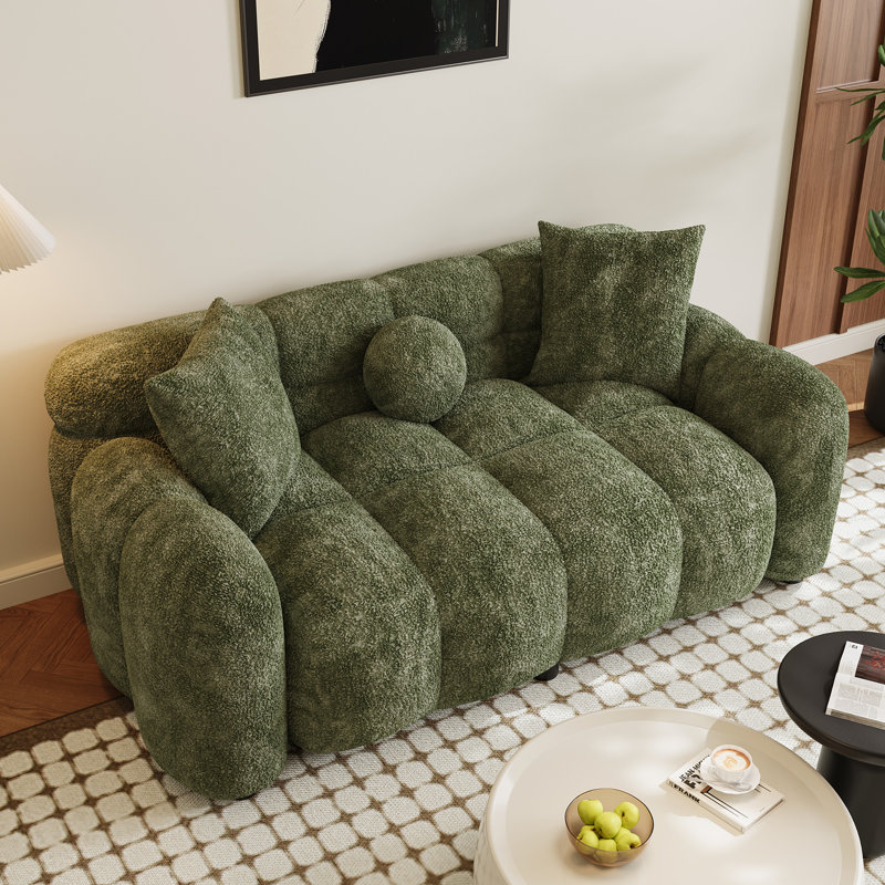  Ottwell 64.7'' Upholstered Loveseat Sofa, Green