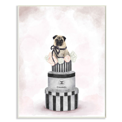 «Fashion Box Stack Dog Pink Pet Paint», impression