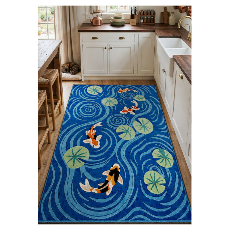 Tapis tissé à la crème Mosso, 4'11" x 7'7"