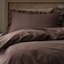 Cassia Frill Cotton Solid Colour Duvet Cover Set-134515786