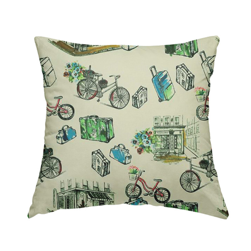 Coan Geometric Square Cushion, 55cm H x 55cm W x 5cm D