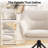 Modern Swivel Upholstered Home Office Task Chair With Solid Metal Base-2084519937