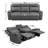 Mirtie Upholstered 87.4'' Reclining Sofa