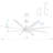 Ilette 8-Blade Metal Windmill Ceiling Fan with Remote Control-459525201-413739858