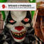 Clown debout 71 "d'Halloween