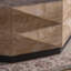 Table basse rétro en bois manufacturé massif