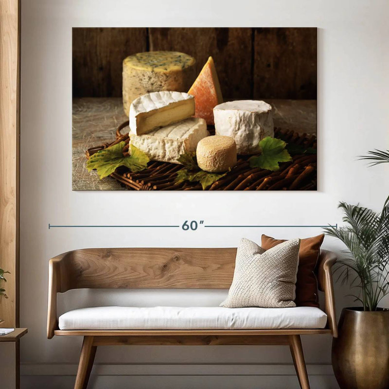 Yarlin Rustic Cheese, 34" H x 51" W