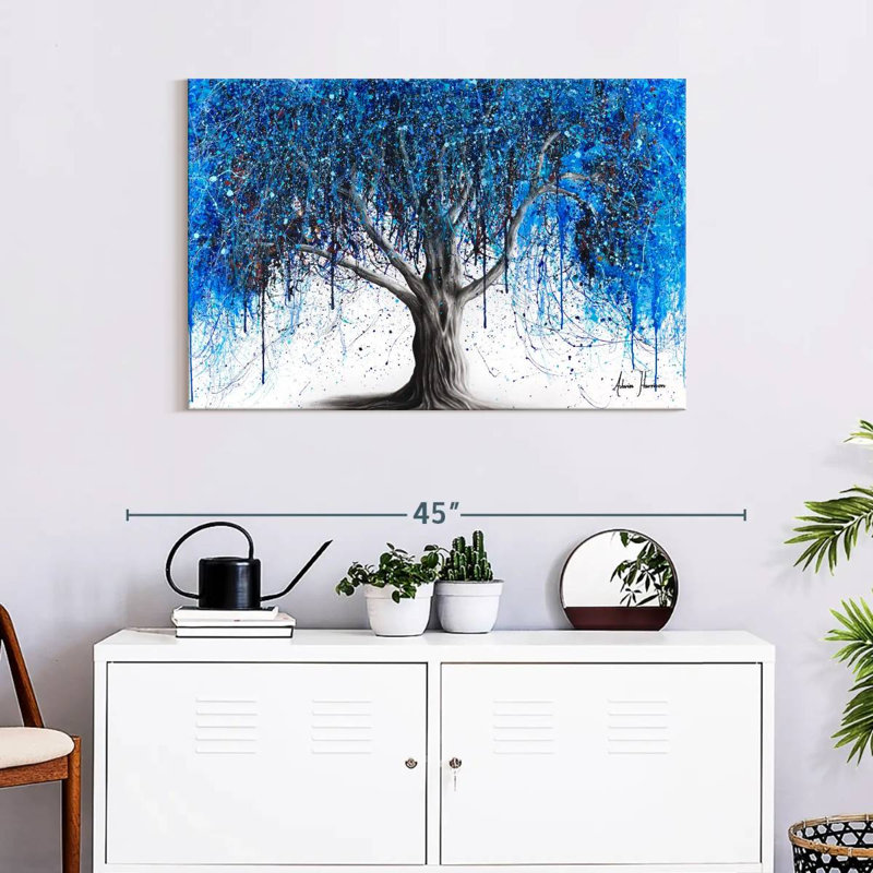 Harnek Blue Moonlight Tree, 24" H x 36" W