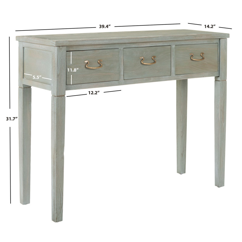 Vinea 39.4'' Console Table, Ash Grey