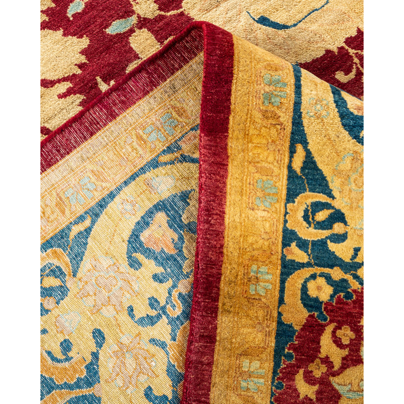 Classic One-of-a-Kind 9' 1" X 11' 10" Hand Knotted Area Rug