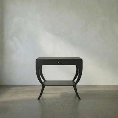 Maude Solid Wood End Table with Storage