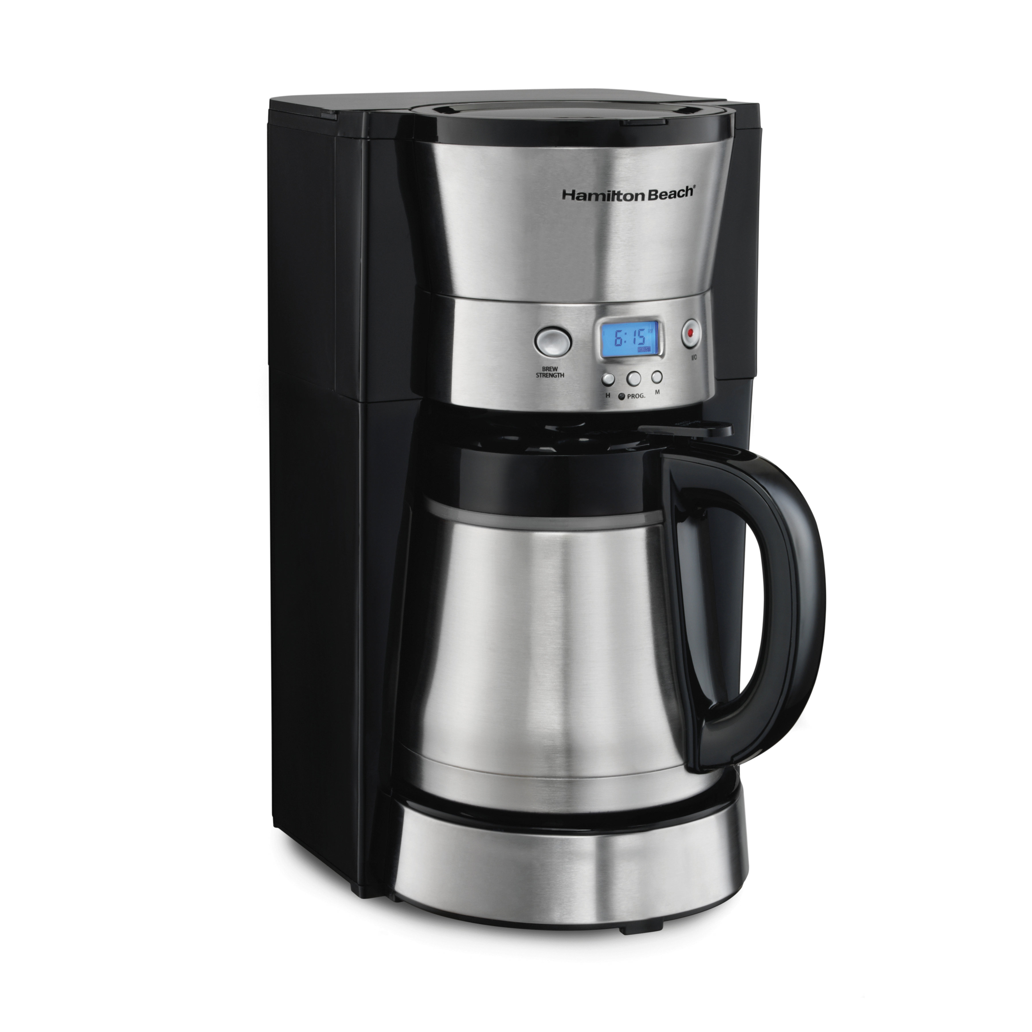Elite Gourmet 5-Cup Glass Carafe Coffee Maker w/ Pause and Serve