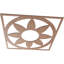 Médaillon de plafond en bois Blume-63412057-63412079