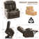 Zisel Large Power Lift Recliner Chair with Massage and Heat