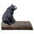 Black Bear on a Log Sculptural Bench