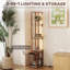 169cm LED Tray Table Floor Lamp-754261370