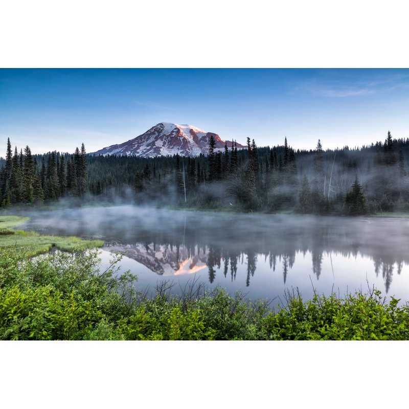 Mount Rainier - Wrapped Canvas Print, 30cm H x 46cm W x 3.8cm D