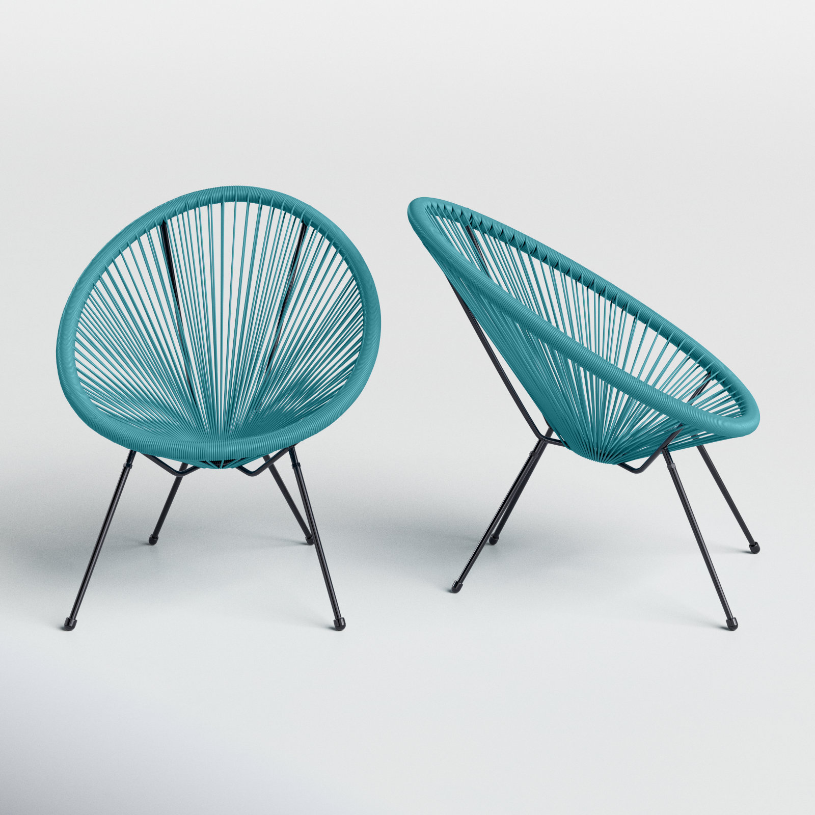 Patio Lounge Chair, Teal
