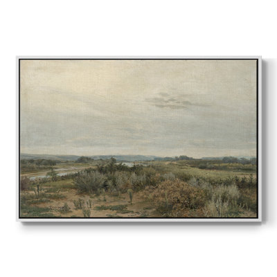 Toile tendue tendue avec châssis rétro