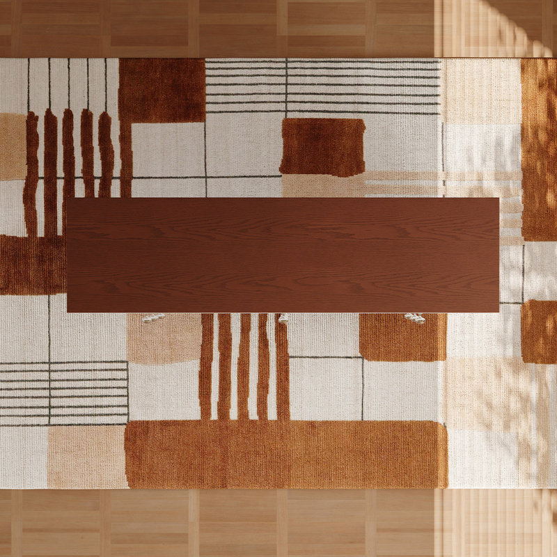 Buffet de style rétro moderne, Brown/White