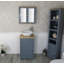 Slimline 515mm Free-standing Cloakroom Vanity Unit-838814545-838814544