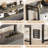 Storage Headboards With Outlets,USB Ports And LED Light-366022384-366022387