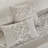Queen Embroidered Bedding 8 Pcs - Graceful Elegance, Soft Fabric, Bedding,-120274404