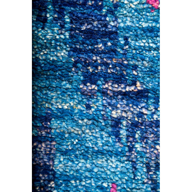 Wool Ikat Area Rug, Rectangle 6'1" x 6'4"