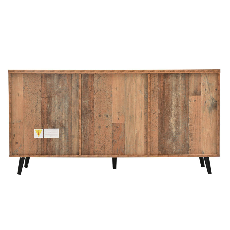 Bhatade 140Cm Wide 3 Drawer Sideboard