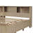 Full Size Wood Practical Daybed With Organizer Shelves And Three Spacious Under Bed Storage Drawers, Antique White Milk Finish-127585151
