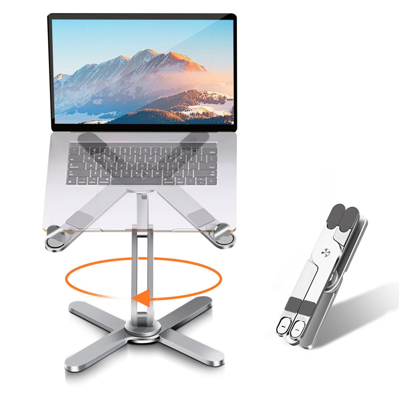 Laptop Stand with 360 Rotating Base